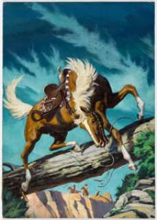 Sam Savitt Roy Rogers’ Trigger #7 Cover Painting Original Art (Dell, 1952). | Heritage