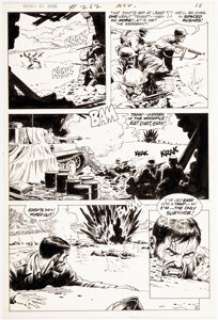 Russ Heath Our Army at War #262 Sgt. Rock Story Page 12 Original Art (DC, 1973). | Heritage