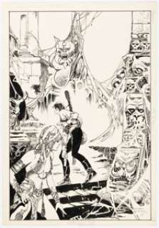 Esteban Maroto Changeling Page 178 Illustration Original Art (Ace Books, 1980). | Heritage