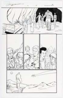 Joe Dodd and Justin Holman Marvel Age Fantastic Four #12 Story Page 22 Original Art (Marvel, 2005).