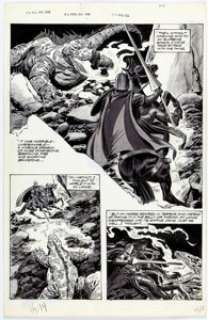John Buscema, Tom Palmer, and John Tartaglione Marvel Preview #22 Merlin Story Page 10 Original (Marvel, 1980). | Heritage