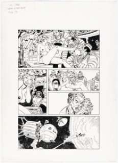 Alfonso Font Penthouse Comix #13 Doctor Dare Story Page 19 Original Art (Penthouse, 1996).