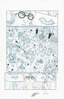 Nick Pitarra The Manhattan Projects #7 Story Page 14 Original Art (Image, 2012).