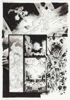 Nic Klein Thor #23 (749) Story Page 12 Original Art (Marvel, 2022).