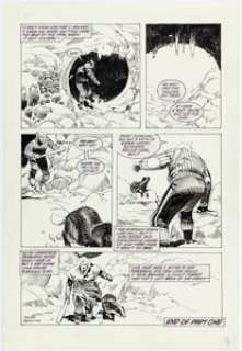 Jorgé Zaffino Winterworld #1 Story Page 24 Original Art (Eclipse, 1987). | Heritage