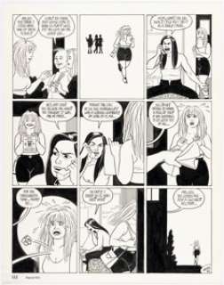 Jaime Hernandez Love and Rockets #42 Story Page 4 Original Art (Fantagraphics, 1993). | Heritage