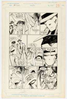 Denys Cowan and Dick Giordano The Question #21 Story Page 24 Original Art (DC, 1988). | Heritage