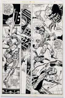 Jim Starlin, Al Milgrom, and Bob Wiacek Marvel Presents #10 Guardians of the Galaxy Story Page 3 Original Art (Marvel, 1977). | Heritage