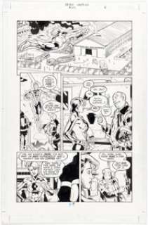 Jamal Igle and Scott Elmer Green Lantern #157 Story Page 4 Original Art (DC, 2003).