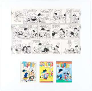 Bud Blake Tiger Sunday Comic Strip Original Art dated 1-8-67 (King Features Syndicate, 1967).