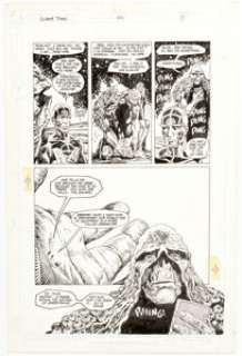 Rick Veitch and Alfredo Alcala Swamp Thing #62 Story Page 9 Original Art (DC, 1987). | Heritage