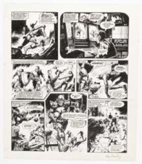 Eric Bradbury 2000 AD #227 The Mean Arena Story Page 2 Original Art (IPC, 1981).