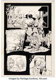 Carlos Mota and René Micheletti Terra Um #1 Story Page 12 Original Art (c. 1990s-2000s).