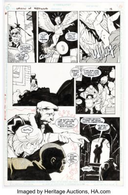 Adam Hughes and Karl Kesel Team Titans #1 Redwing Story Page 15 Original Art (DC, 1992). | Heritage