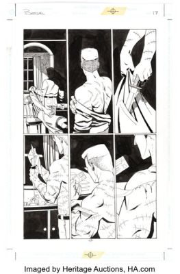 Jim Balent and Rick Burchett Batman: Batgirl #1 Zsasz Story Page 17 Original Art (DC, 1998).