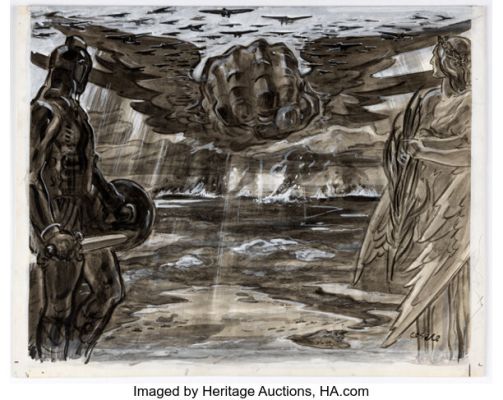 Mike Ploog - Weirdworld Unused Splash Page Original Art (Marvel, c. 1980s).