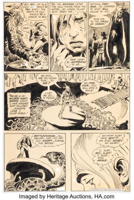 Joe Kubert Showcase #87 Firehair Story Page 8 Original Art (DC, 1969). | Heritage