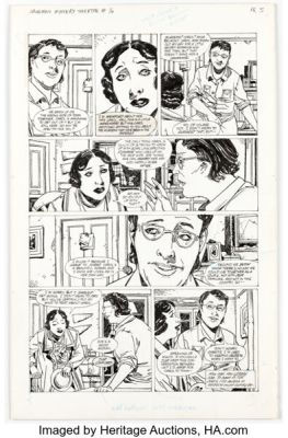 Guy Davis Sandman Mystery Theatre #16 Story Page 5 Original Art (DC, 1994). | Heritage