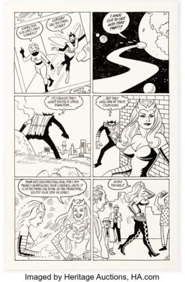 Jaime Hernandez Strange Tales II #2 "Love and the Space Phantom" Story Page 2 Original Art (Marvel, 2011). | Heritage