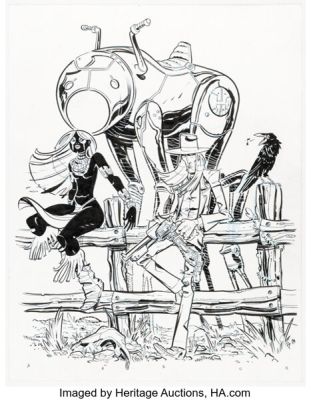 Aaron Conley - East of West Pin-Up Illustration Original Art (undated). | Heritage