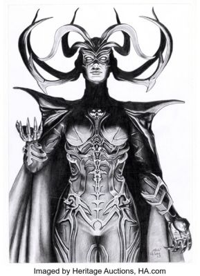 Mari Oliver - Hela Illustration Original Art (2025). (Total: 2 Original Art) | Heritage