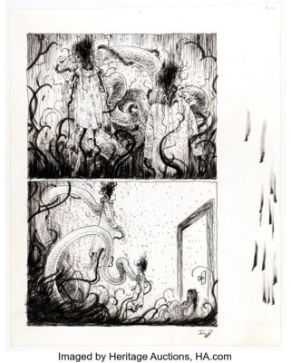 Ian Bertram House of Penance #4 Story Page 9 Original Art (Dark Horse, 2016).