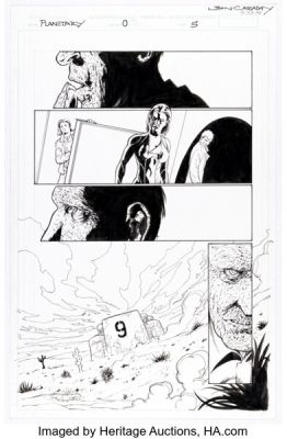John Cassaday Planetary Preview Planetary First Appearance Issue Story Page 5 Original Art (Image, 1998). | Heritage