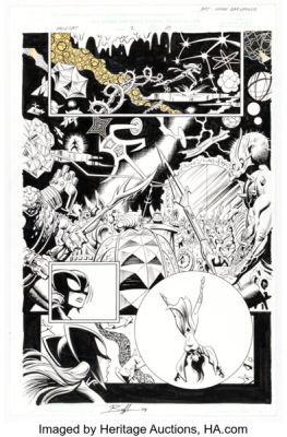 Norm Breyfogle Hellcat #2 Story Page 10 Original Art (Marvel, 2000).