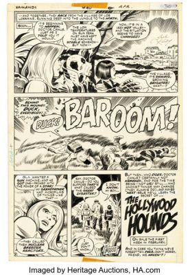 Jack Kirby and Mike Royer Kamandi, the Last Boy on Earth #40 Story Page 18 Original Art (Marvel, 1972). | Heritage