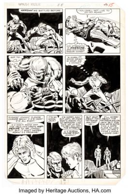 Don Perlin Ghost Rider #55 Werewolf by Night Story Page 13 Original Art (Marvel, 1981). | Heritage