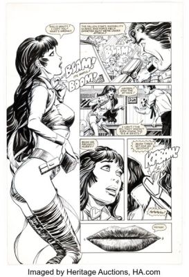 Will Meugniot Vanity #1 Story Page 9 Original Art (Pacific, 1984).