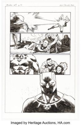Kenneth Rocafort and Djibril Morissete-Phan The Ultimates #11 Story Page 12 Original Art (Marvel, 2016).