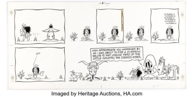 Tom Ryan Tumbleweeds Sunday Comic Strip Original Art dated 9-17-78 (United Feature Syndicate, 1978)