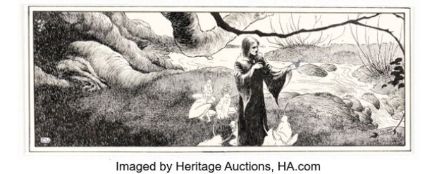Charles Vess A Midsummer Night’s Dream Page 40 Illustration Original Art (Donning, 1988). | Heritage