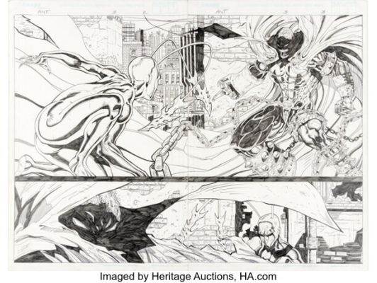 Mario Gully Ant #3 Double Page Spread 2-3 Original Art (Image, 2005).