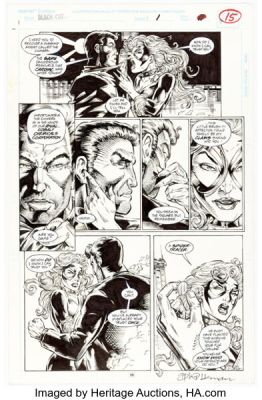 Andrew Wildman and Stephen Baskerville Felicia Hardy: The Black Cat #1 Story Page 11 Original Art (Marvel, 1994).