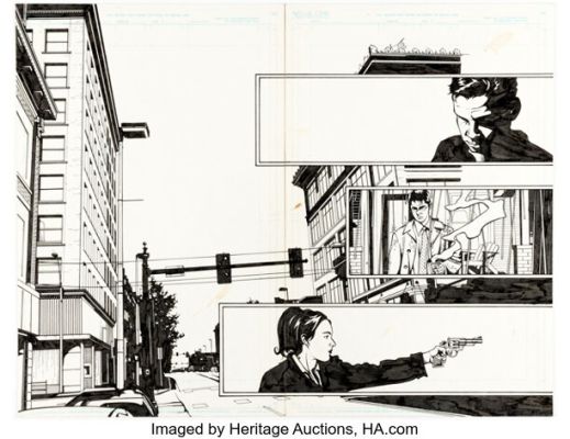 Jeremy Haun Paradigm #2 Story Pages Original Art Group of 6 (Image, 2002). (Total: 6 Original Art)