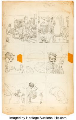 Jack Kirby - Unpublished Rick Jones Story Page 9 Original Art (Marvel, c. 1960s). | Heritage