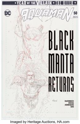 Robson Rocha Aquaman #50 Cover Original Art (DC, 2019). | Heritage