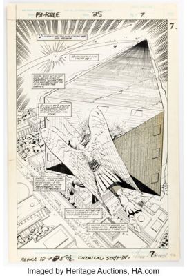Graham Nolan and Mike Witherby Psi-Force #25 Splash Page 7 Original Art (Marvel, 1988).