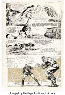 Irv Novick and Dennis Jensen DC Comics Presents #69 Story Page 19 Original Art (DC, 1984).
