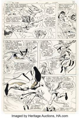 Rich Buckler and Jerry Ordway All-Star Squadron #4 Story Page 19 Original Art (DC, 1981). | Heritage