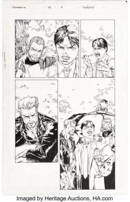 Tom Raney and Randy Elliott Stormwatch #40 Story Page 5 Original Art (Image, 1996). | Heritage