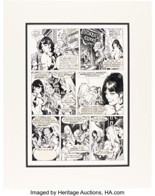 José "Pepe" González Vampirella #59 Story Page 2 Original Art (Warren, 1977). | Heritage