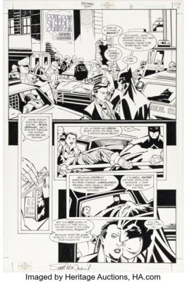 Scott McDaniel and Andy Owens Batman #597 Story Page 5 Original Art (DC, 2002). | Heritage