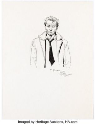 Brian Bolland - John Constantine Specialty Illustration Original Art (undated). | Heritage