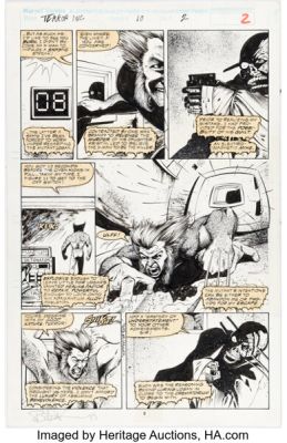 Richard Pace and Jason Minor Terror Inc. #10 Wolverine Story Page 2 Original Art (Marvel, 1993).