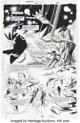 Leonard Kirk and Rick Burchett Deadman: Dead Again #1 Story Page 15 Original Art (DC, 2001).