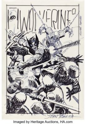 John Romita Sr. Wolverine #150 Cover Preliminary Original Art (Marvel, 2000). | Heritage