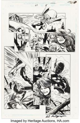 Steve Epting and Al Milgrom X-Factor #117 Mystique Story Page Original Art (Marvel, 1995). | Heritage